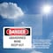 Signmission Abandoned Mine Keep Out Danger Sign, Plastic, 14in W x 10in L, 2PK OS-2PACK-DS-P-1014-L-1886 - alternate 3